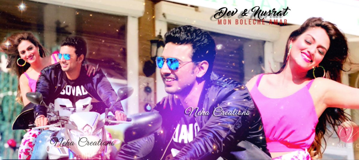 hedanix's tweet image. Omg! #MonBolecheAmar is out 😍😍❤❤ The tune is bomb! And their outfits too ❤ @idevadhikari @nusratchirps #LoveExpress