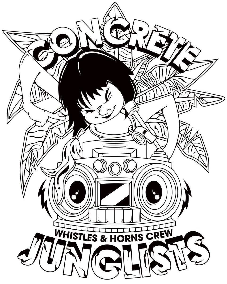 STEREO-BOY tee available now from concretejunglists.com