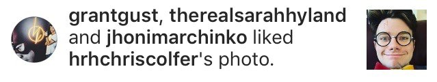 dailyccolfer's tweet photo. .@grantgust, @Sarah_Hyland, @HeatherMorrisTV + more liked @chriscolfer's Instagram photo. https://t.co/RktWlmut8W https://t.co/b7BvF1yx6S