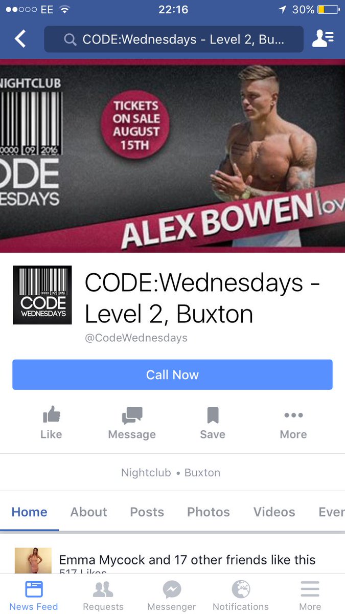 NikkiLeighBell's tweet photo. Just a little bit excited that @ab_bowen07 will be in Buxton in September 😍😍 https://t.co/jq2zWQE62O