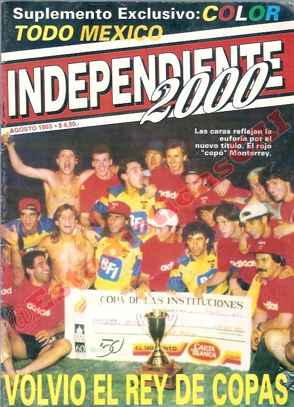 estadisticascai's tweet photo. 31/7/1993
#Independiente vence a #Caanbur de Holanda 3-1 (LOPEZ, PEREZ, GARNERO) y alza la Copa de las Instituciones https://t.co/YwJTsAD4v2
