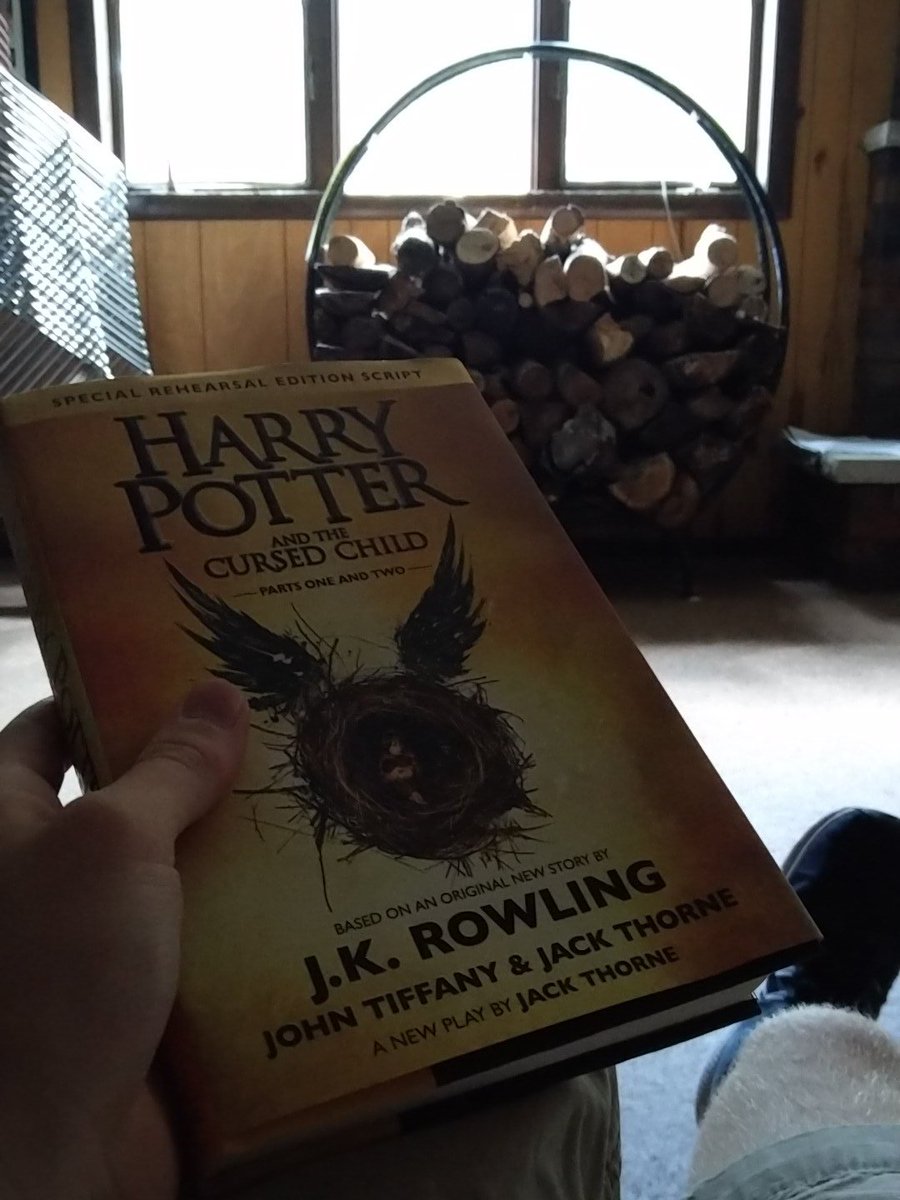 And the tradition of reading the latest Harry Potter in full on its release day is upheld...