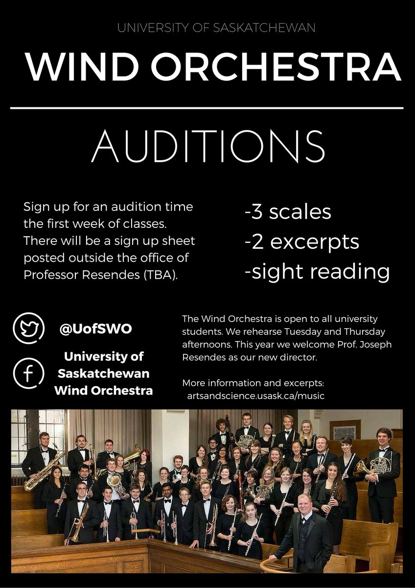 UofS Wind Orchestra (@uofswo) on Twitter photo 