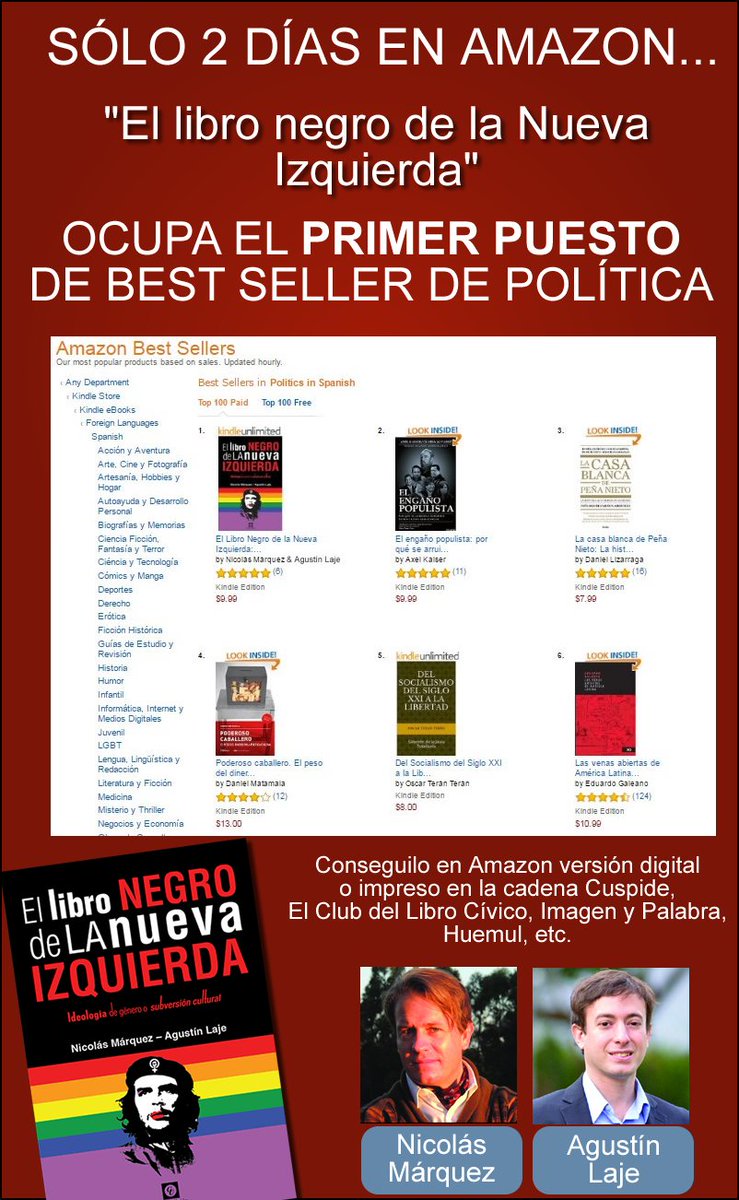 Agustín Laje Libros - El Libro Negro De La Nueva Izquierda ...