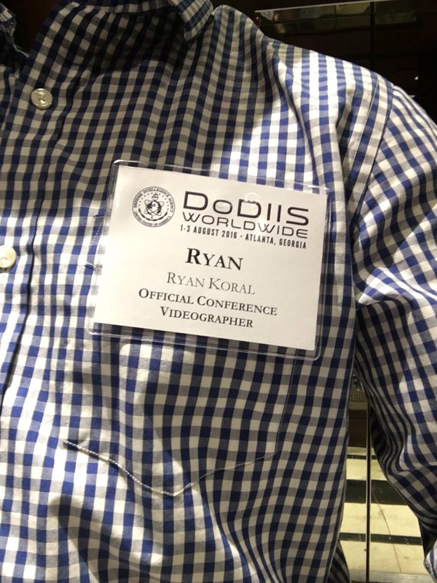 ryankoral's tweet photo. excited to be back again!! #letsDoDIIS #DoDIIS2016 @DoDIIS_WW @NCSIEvents #filmcrew https://t.co/iR2EQaMGXC