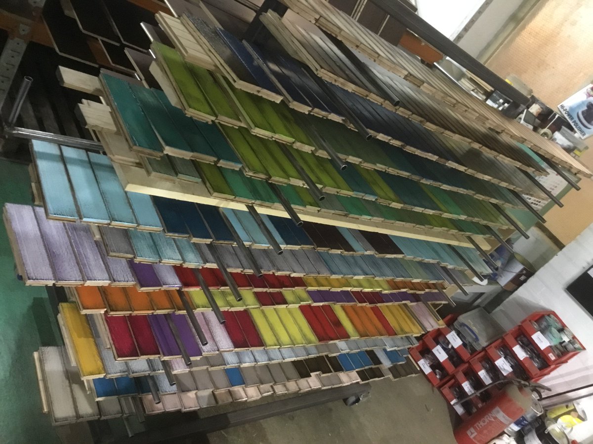 A few more colourful Loweswater Parquet Oak blocks for another commission