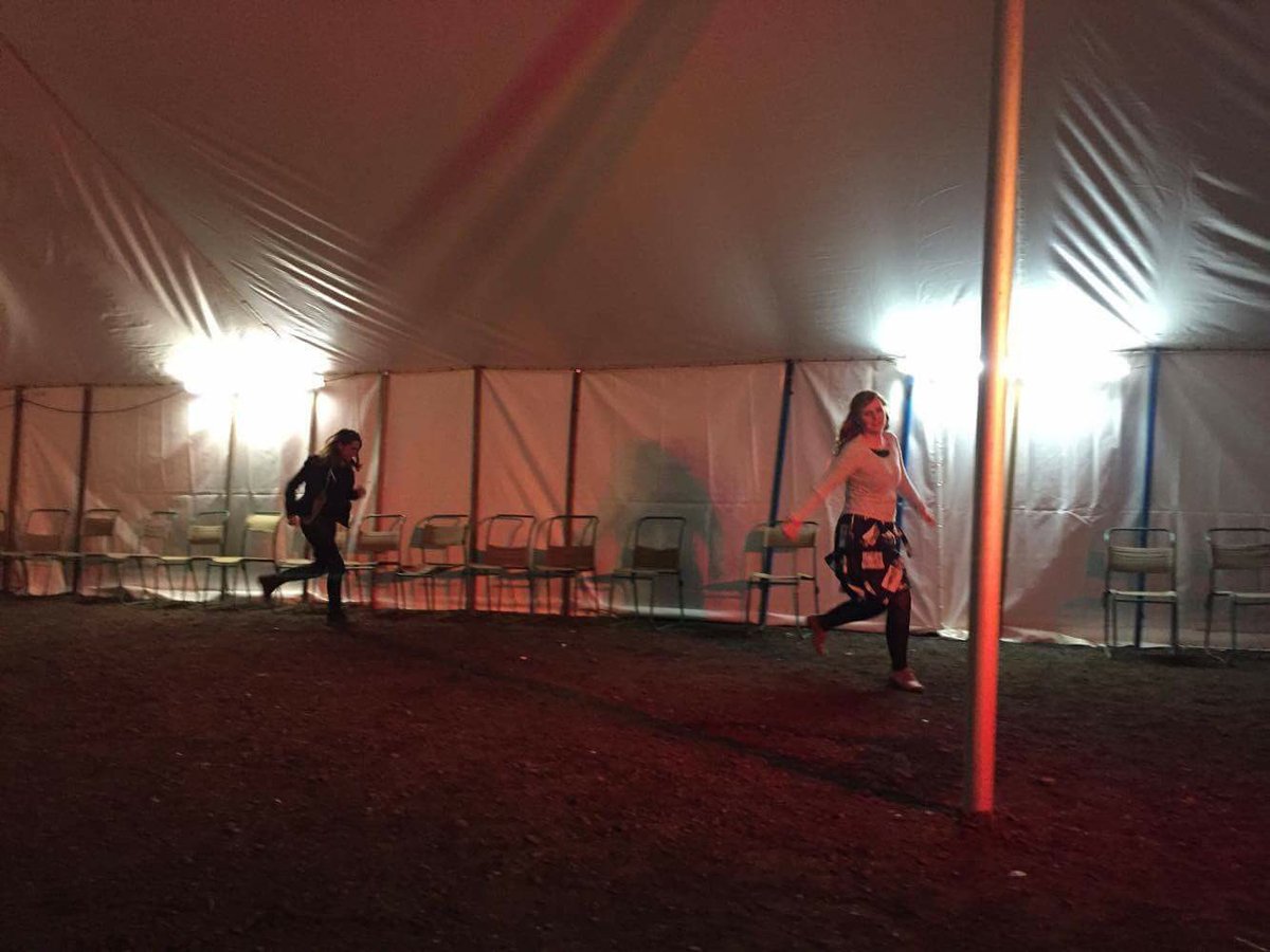 sammydymond's tweet image. Yeah, that's just my first love chasing my fiancé around a deserted tent in Derbyshire. #lifemetaphors #indietracks