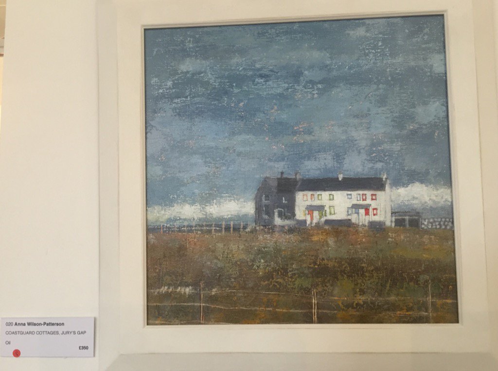 ryeartists's tweet photo. #annawilsonpaterson #jurysgap #camber #coastguardcottages Sold! #artists #summer #exhibition https://t.co/pFbWyuQvtG