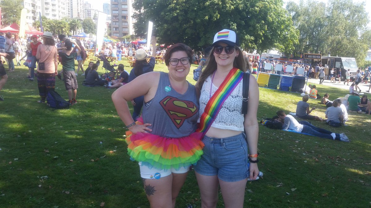 carmcvfd's tweet photo. #VanPride2016 #VancouverPride #uptonogood #partytime https://t.co/m5NEzYtKhe