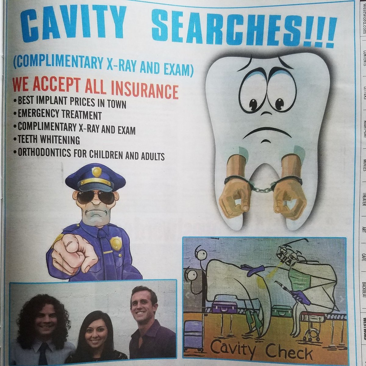 designeradam_'s tweet photo. Do you think this is good #advertising? #cops #dentist https://t.co/tgdOW7PaxG