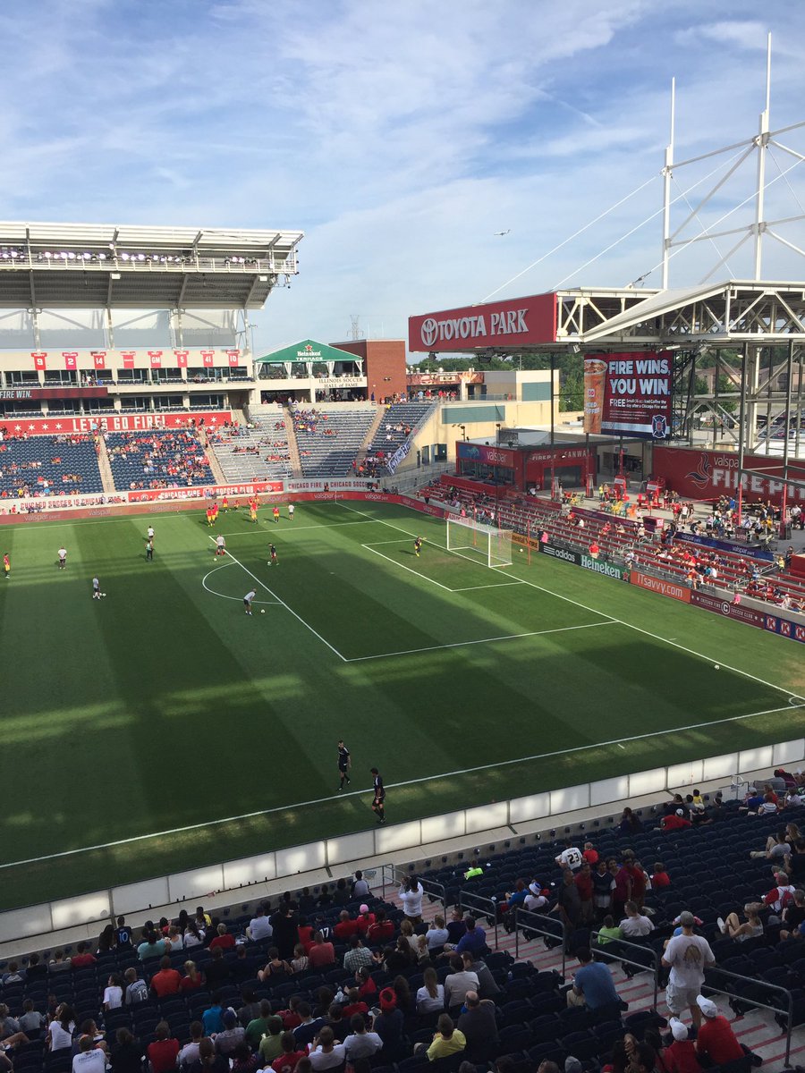 DonProfe's tweet image. Chicago v NY Red Bulls  beautiful day for football