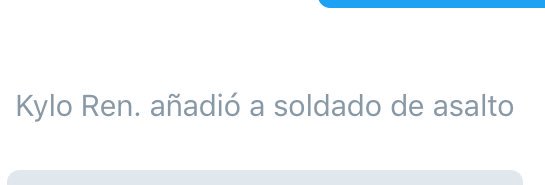 A nadie más le deja añadir al soldado. Pero a Ren sí. Twitter debe de ser eliminado con la superarma.