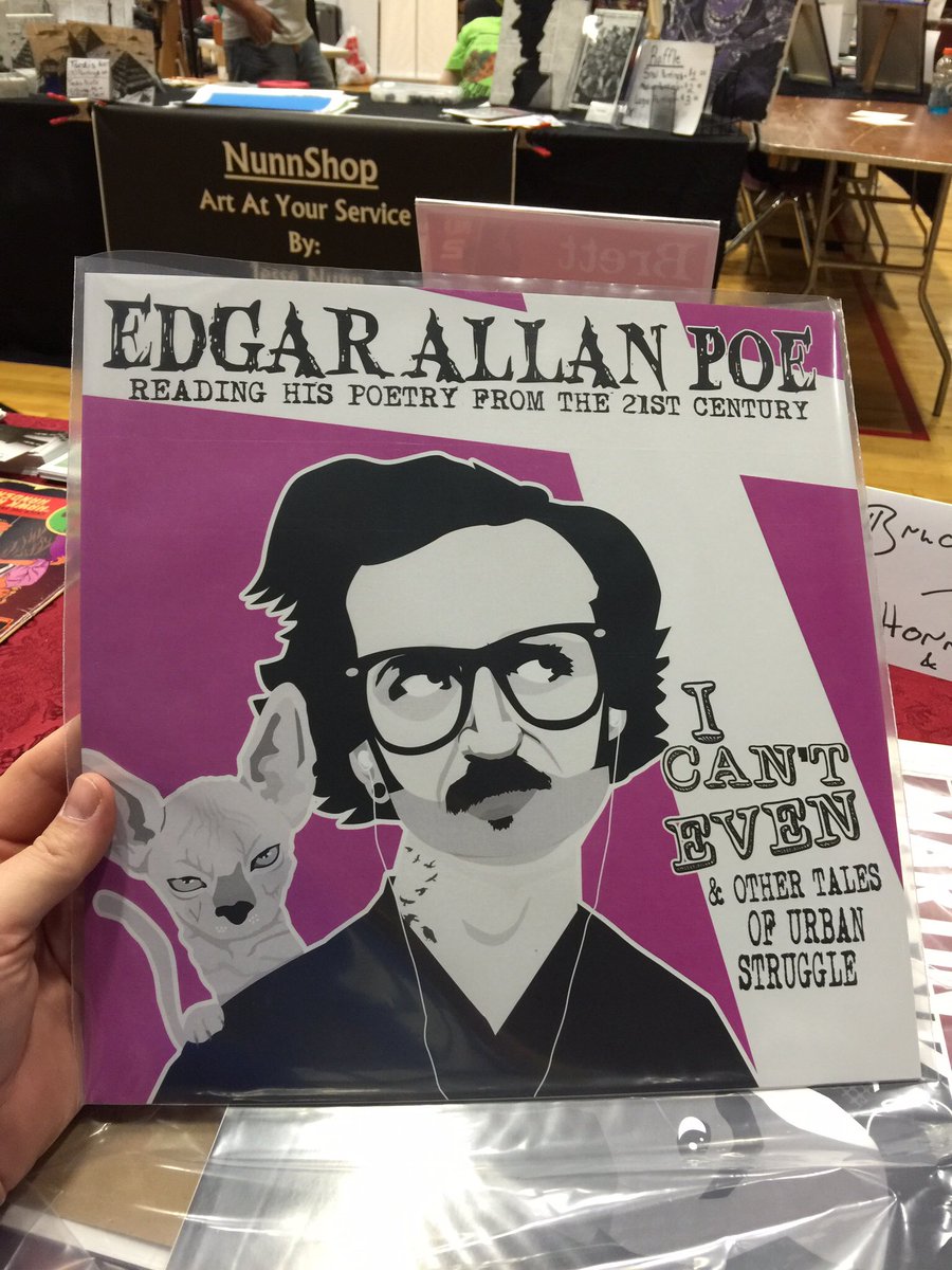HooBruce's tweet photo. Look what I picked up today at #RobCon2016! #icanteven #nevermore https://t.co/uo9XK3QB3s