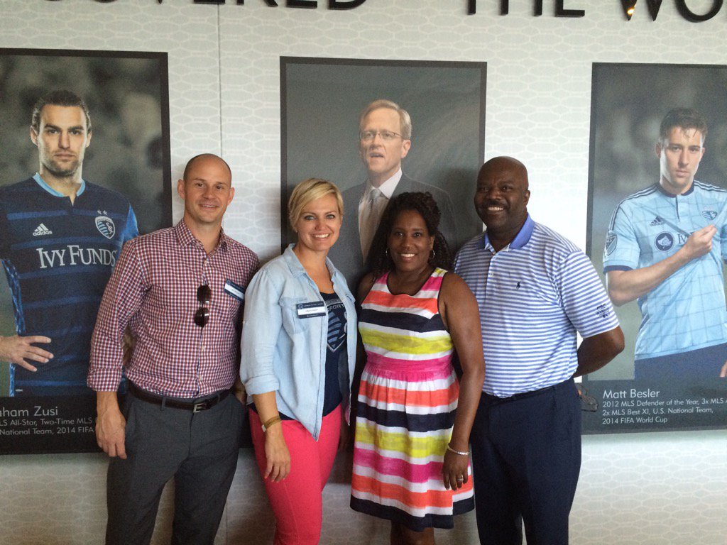#UPSers hanging out at Sporting KC soccer game!