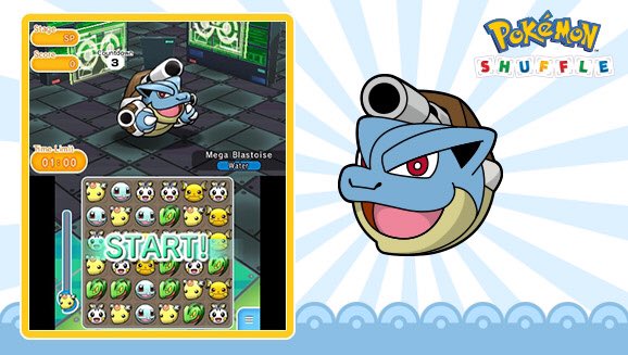 ShuffleES's tweet photo. ¿Tienes a Mega-Blastoise en #PokemonShuffle? https://t.co/WjGTuLW0PY