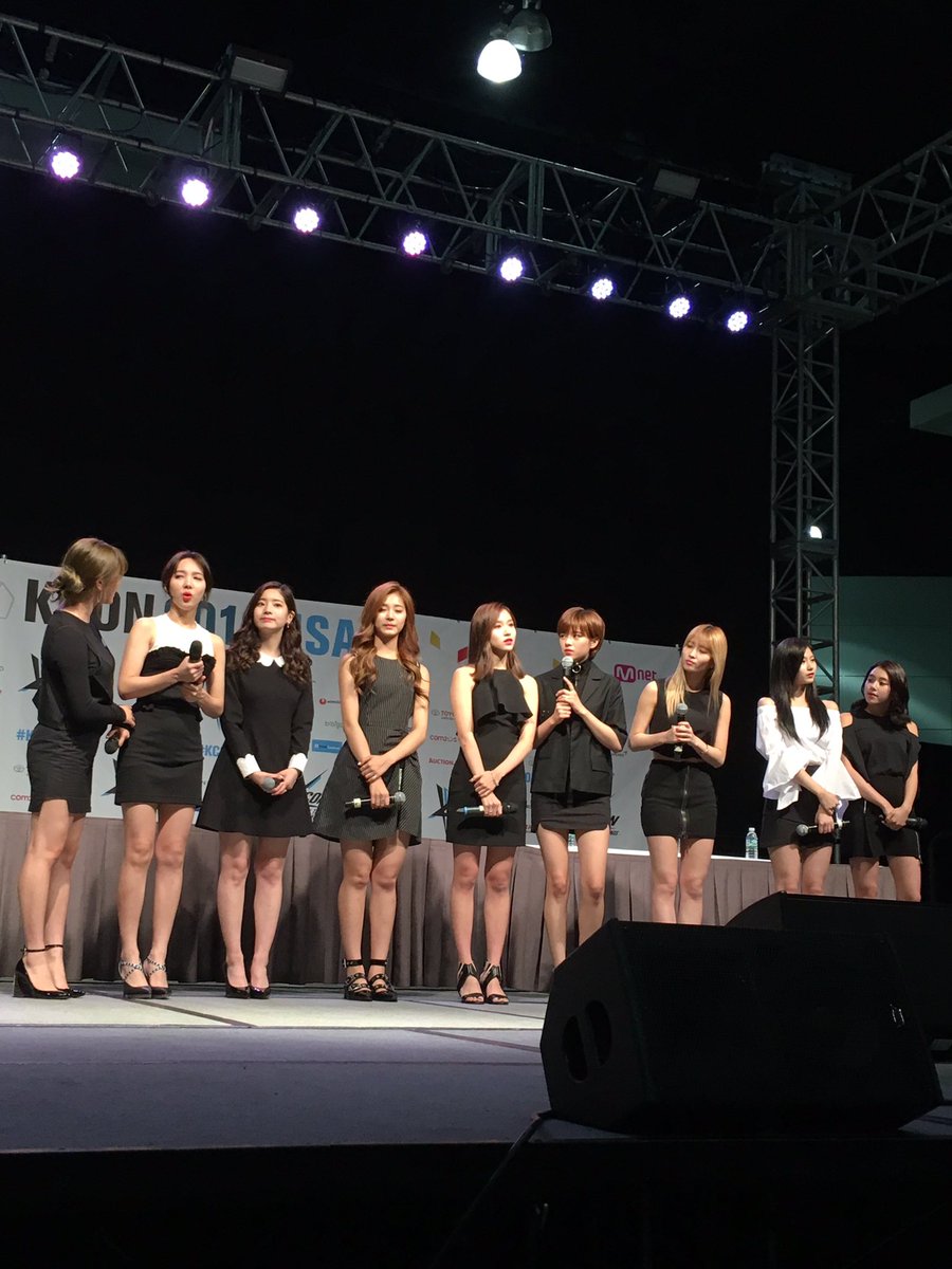 KCONTV's tweet photo. The #TWICE members were all so sweet and beautiful~ Retweet if you enjoyed their fan engagement! #KCON16LA https://t.co/TJ4SIeDAKy