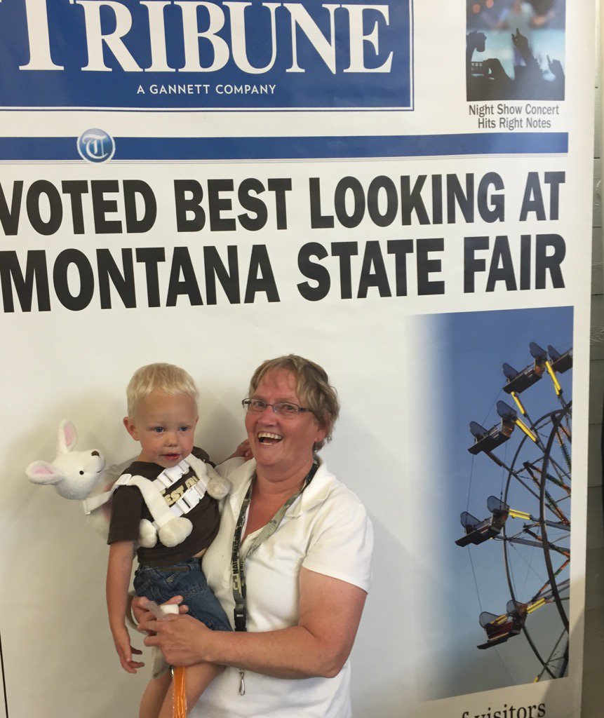 straussjamesv's tweet photo. A dynamic duo: Show your stuff and enter for a chance to win $250 at Trib Trades&Industries Building. #mtfairfaces https://t.co/g2rgBshUi9