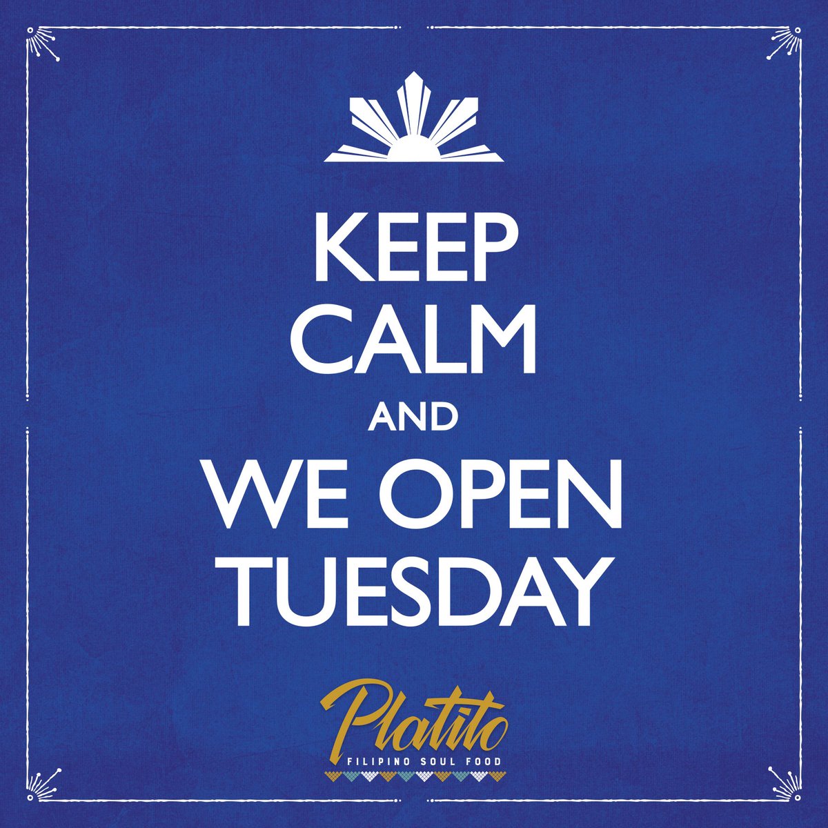 Good news! We'll be up and running for our regular service starting Tuesday morning!