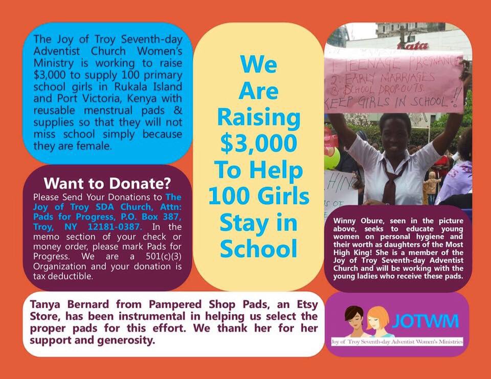 MoodyAdvisor's tweet photo. While we only raised 1/2 of our goal, #PadsforProgress was a success. Sending 50 packs to Kenya! #JustTheBeginning https://t.co/b2syYDHTaD