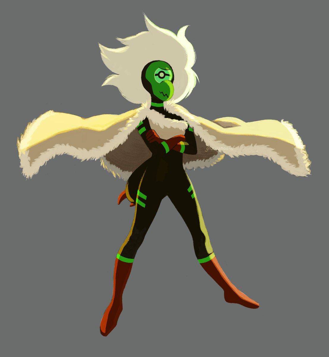 chloespencerart's tweet photo. Captain Centi! #stevenuniverse #centipeedle #monsterreunion #centi #art https://t.co/A3SCZRO9RK