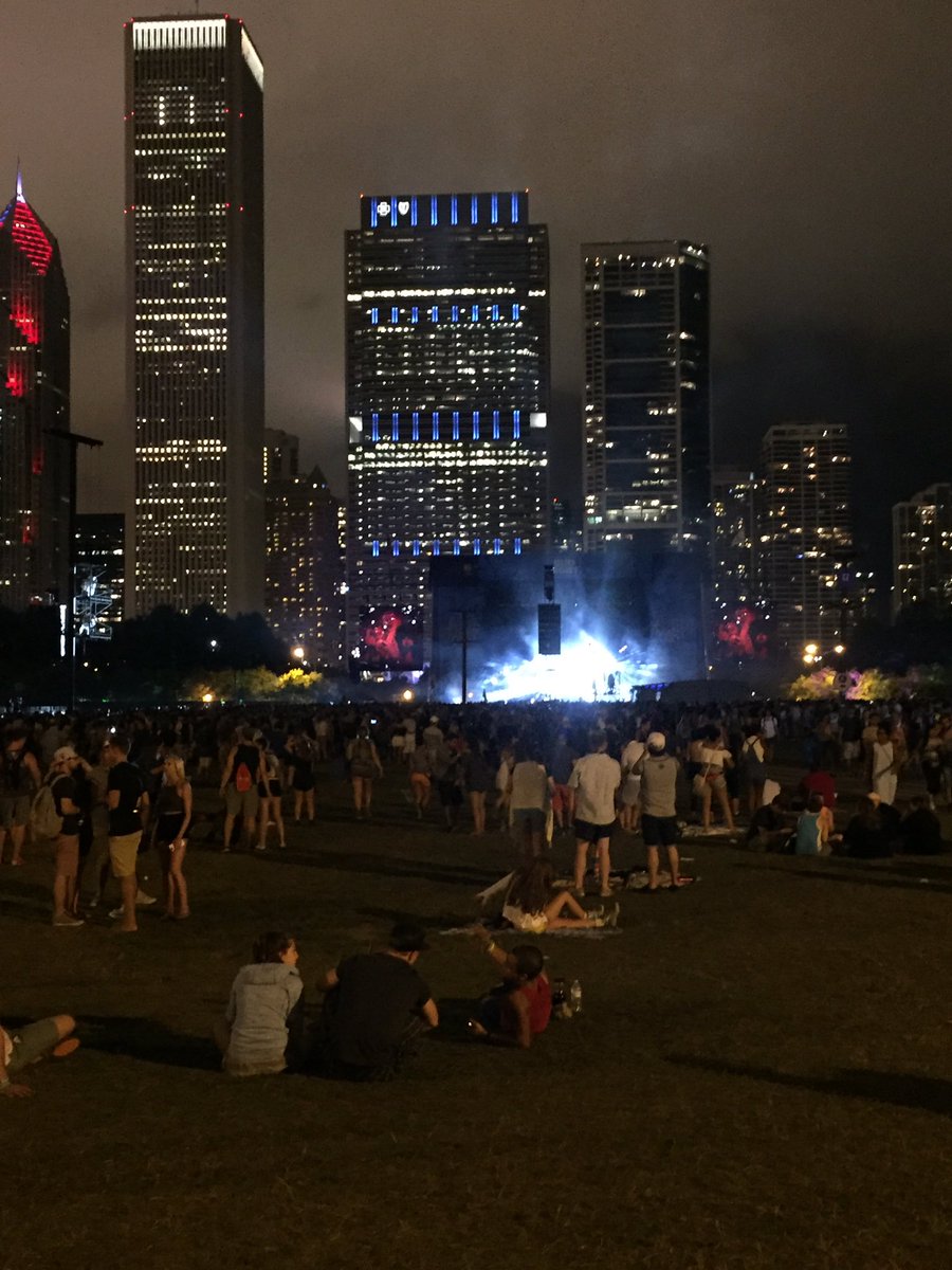 Llegando a Disclosure....Lollapalooza Chicago