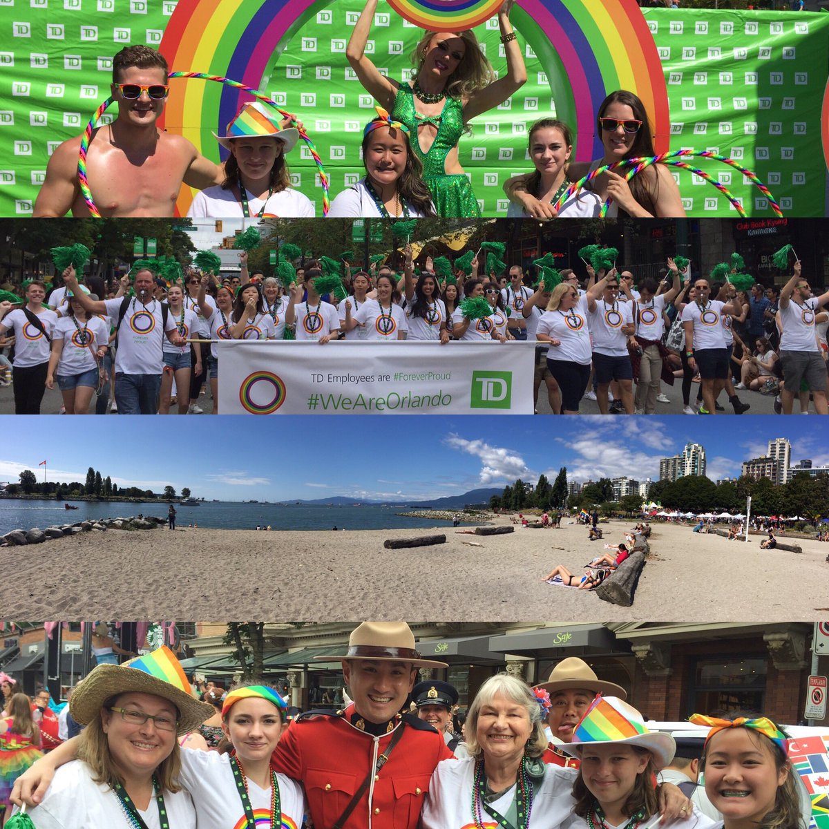 sofaspuds's tweet photo. Had so much fun celebrating #VanPride2016 at the @vancouverpride parade today!  #ForeverProud https://t.co/y9uRwNEYkb