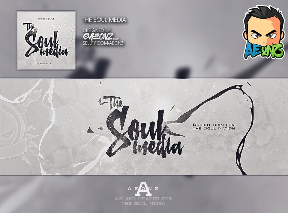 Aeonz_'s tweet photo. Diseños para @TheSoulMedia https://t.co/G4Uikf5wRy