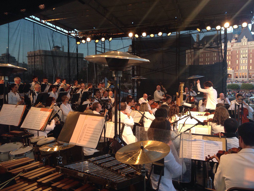 CTVNewsAdam's tweet image. If you can only hear the @VicSymphony. Here's what some of the talented folks look like at #splash2016