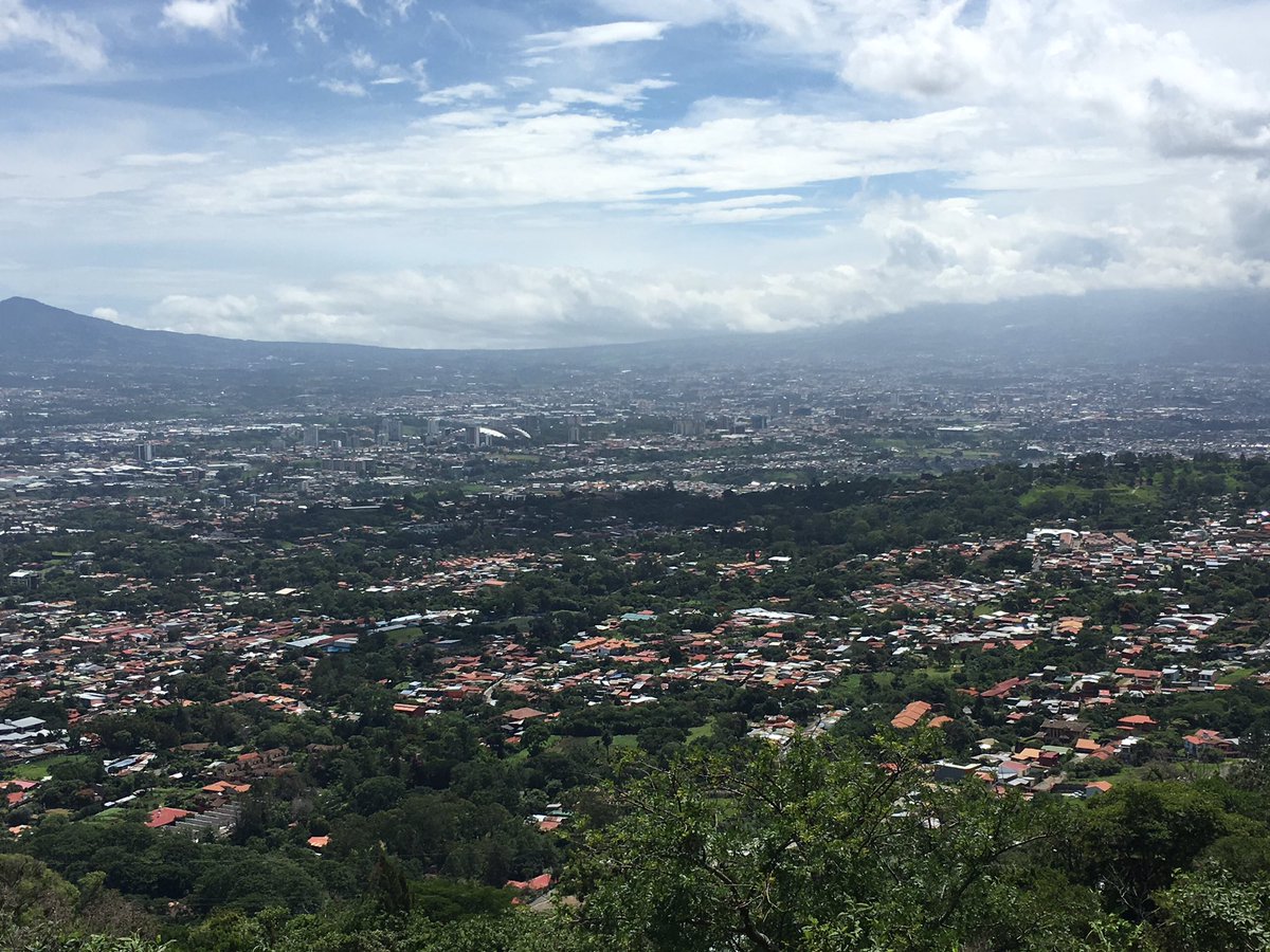 The San José valley. What a beautiful place. #puravida #abovethline #CostaRica