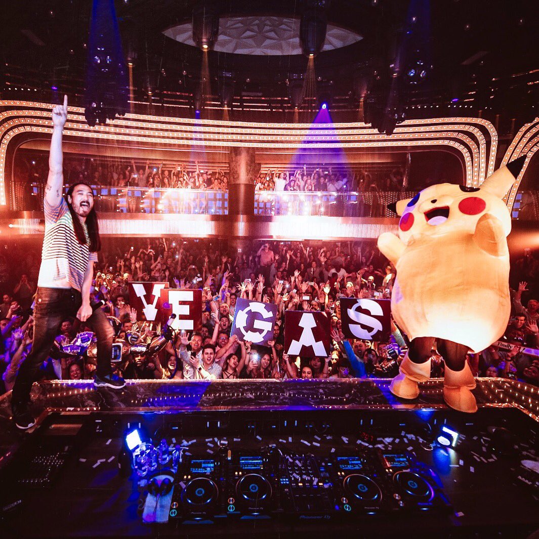 I caught Pikachu in Las Vegas!!! #aintnopartylikeapokemonparty #jewelnightclub https://t.co/1KPPzi1BDV