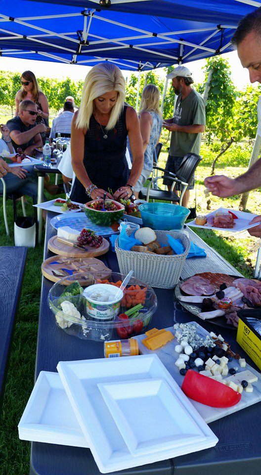 DriveToWine's tweet photo. Another great tour with a catered lunch! Thank you @DeepRootsWine for the great set-up! https://t.co/SrAASWQ6bJ