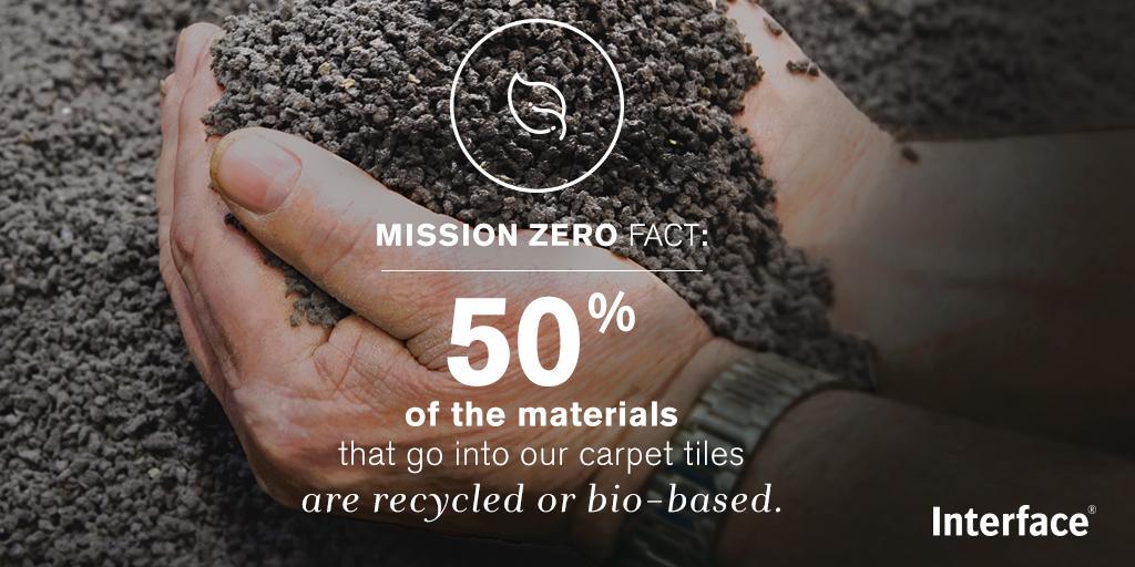 InterfaceInc's tweet image. Our use of things that regrow is growing. #MissionZero #NegativeToPositive bit.ly/2aIBZMF