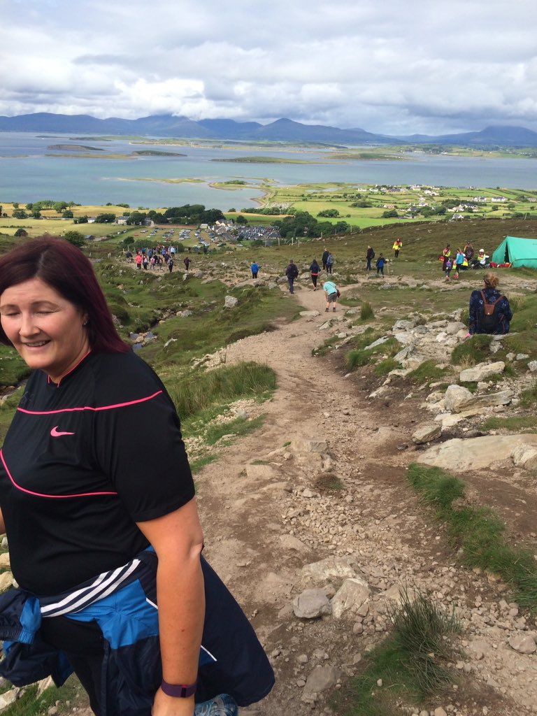 It's a long way to the top #CroaghPatrick