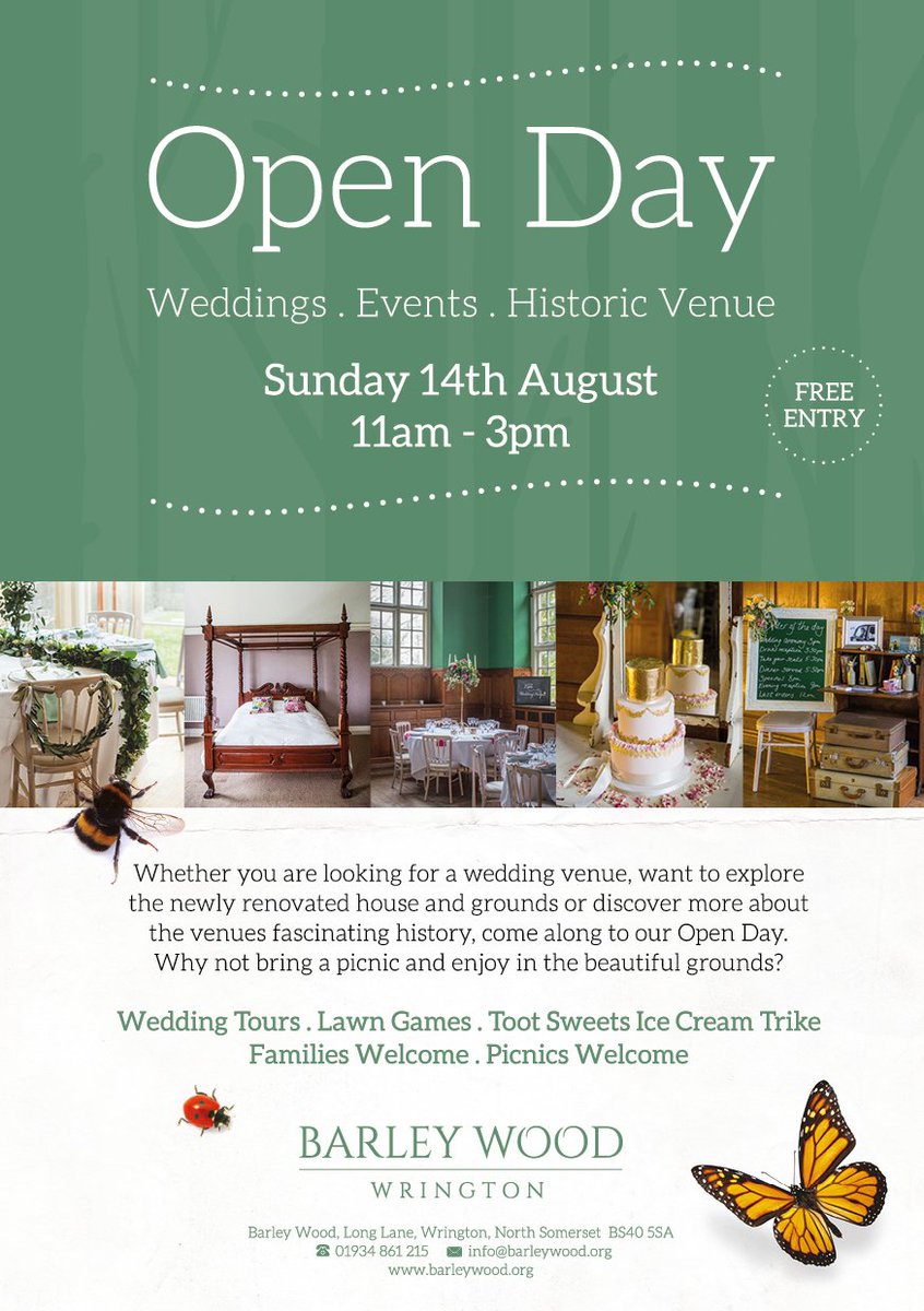 Renovations complete and looking forward to Barley Wood Open Day on 14th August, 11am - 3pm <a href="/weddinghelperuk/">LittleWeddingHelper</a>