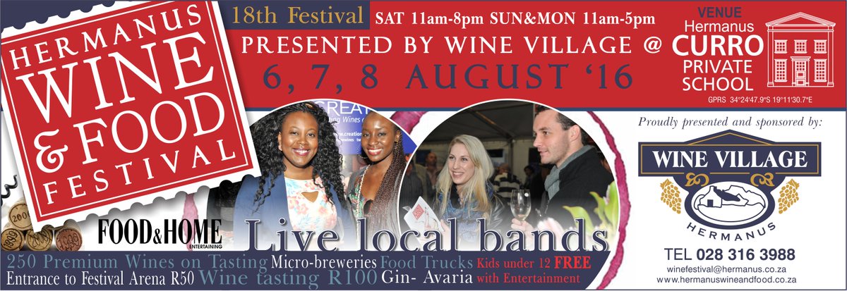 winevillage's tweet photo. GETTING READY _ 5 DAYS TO LIFT OFF - 18th HERMANUS WINE &amp; FOOD FESTIVAL #HWFF2016  https://t.co/5uCcutbEHL https://t.co/1o8ZrjjKoK