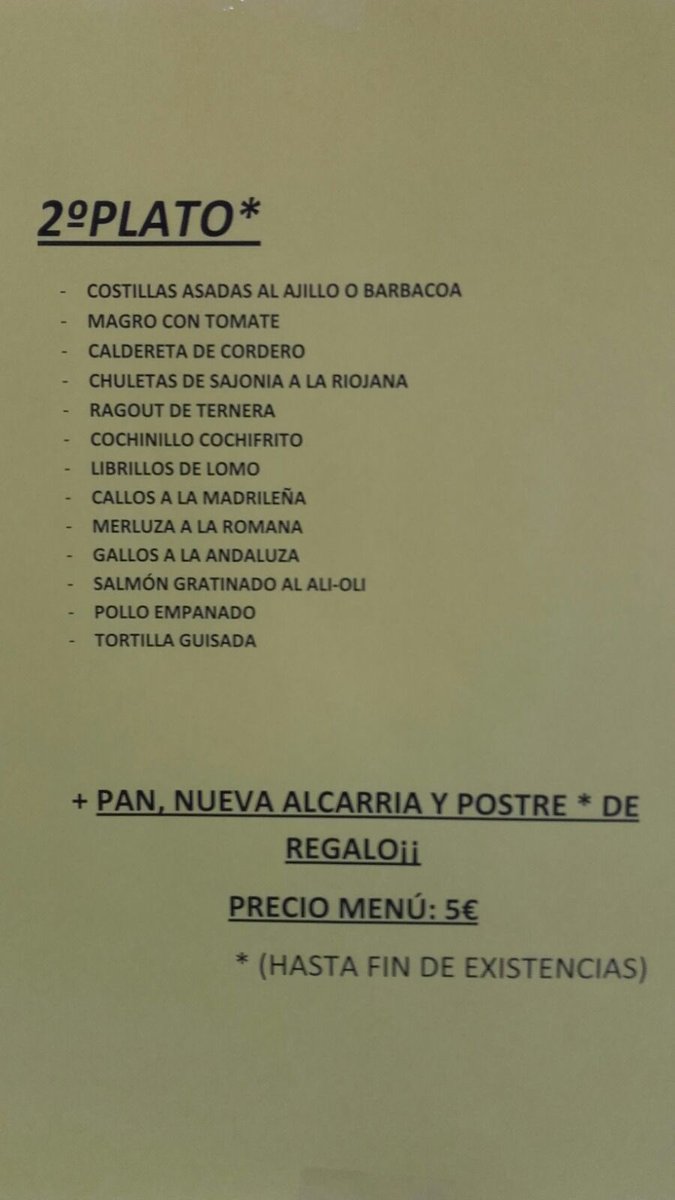 Catapanguada's tweet photo. Menú de hoy, lunes 01 de agosto. ¡Para empezar bien el mes!👏🤘 https://t.co/jfdTNr3fo7