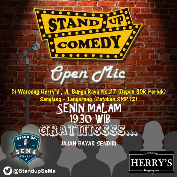 Yuhhuu kita muncul lagi nih di waroeng herrys, coba yuk comehere 😬  <a href="/StandUpKabTang/">KABUPATEN TANGERANG</a> @StandupPamulang @StandUpBTS