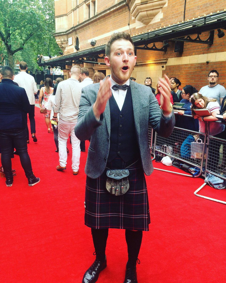 This was <a href="/BrianMcEwan_/">Brian McEwan</a>'s face all the way through the <a href="/HPPlayLDN/">Harry Potter & The Cursed Child</a> premiere. What an INSANELY magical marvellous day!