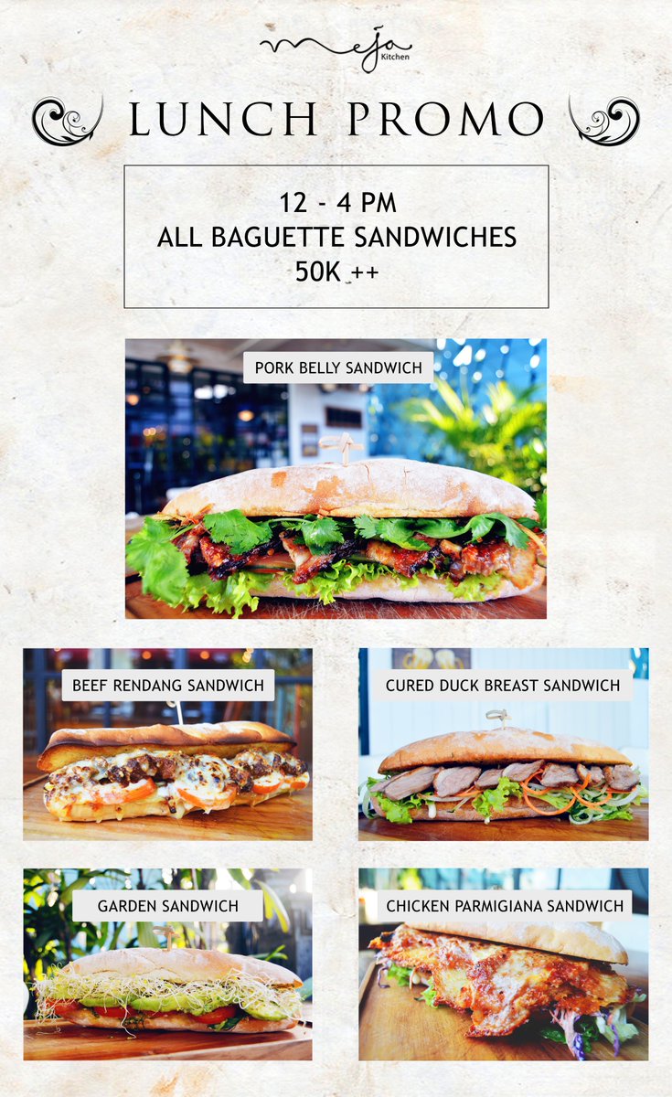 What an amazing lunch deal.!!
#sandwich #baguette #lunch #balifoodies #deliciousbali #seminyaklunch