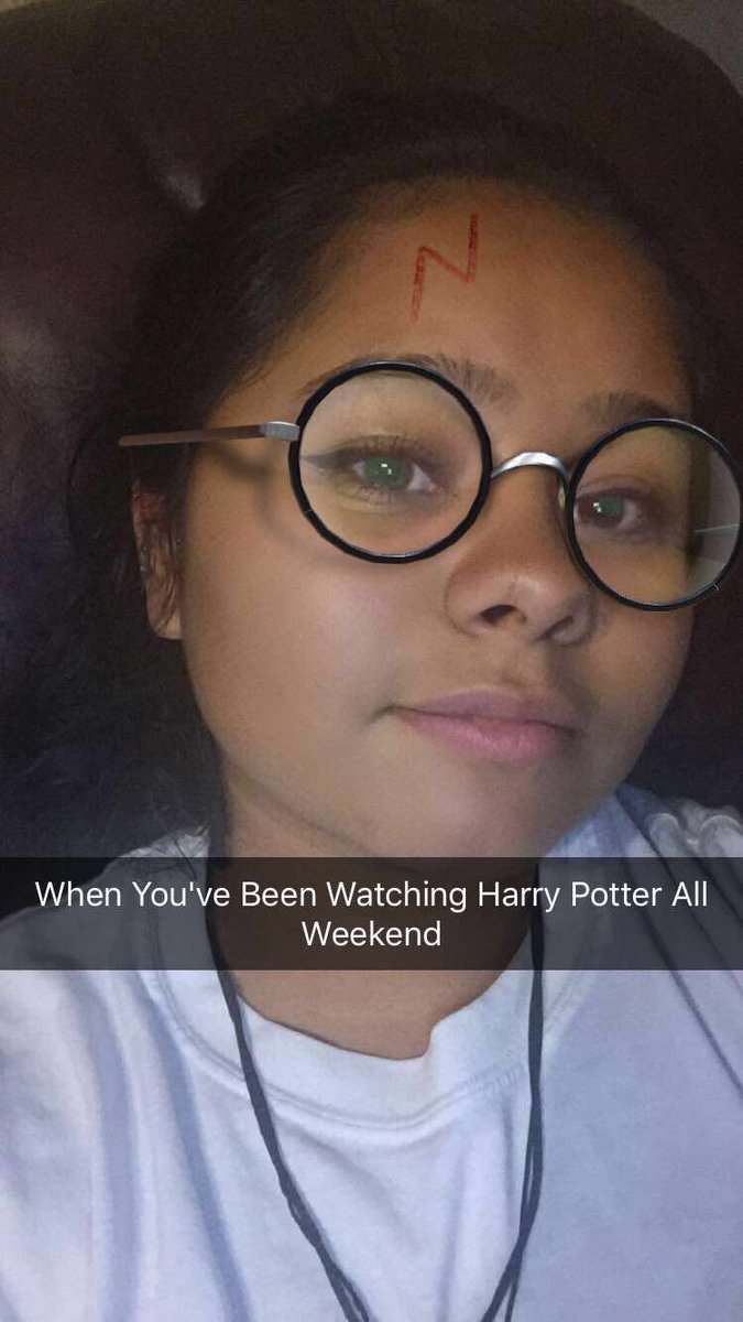 Vic_Ayyee's tweet photo. When You've Been Watching Harry Potter All Weekend So You Become Him https://t.co/32OlRqqHtP