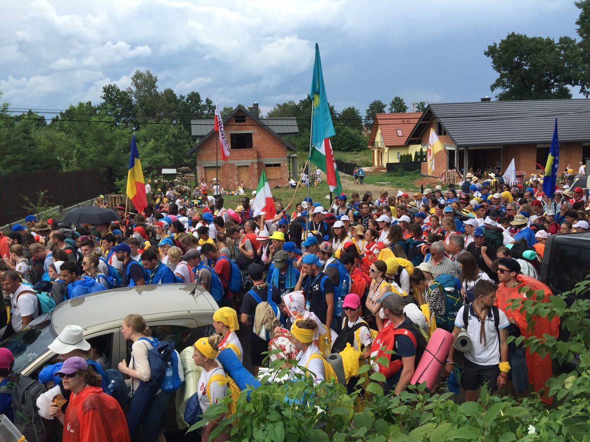 Recordando nuestro regreso del #CampusMisericordiae cansados pero contentos de una gran experiencia #krakow2016