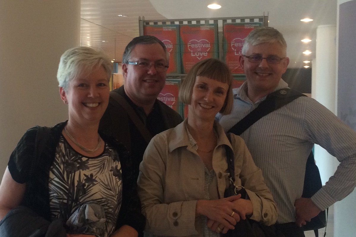 LALYawards's tweet photo. Team #LALY16 @CarolStorerLAPG @MattHowgate ChrisMinnoch @FionaBawdon after celebratory lunch - now planning #LALY17 https://t.co/7vjIidvzlJ