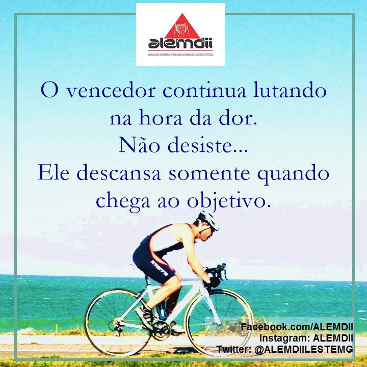 ALEMDIILESTEMG's tweet photo. Vencedor = VENCE DOR.
Existe alguma palavra que nos descreve tanto? #ALEMDII #DII #crohnsdisease #ulcerativecolitis https://t.co/OypjrVxhgu