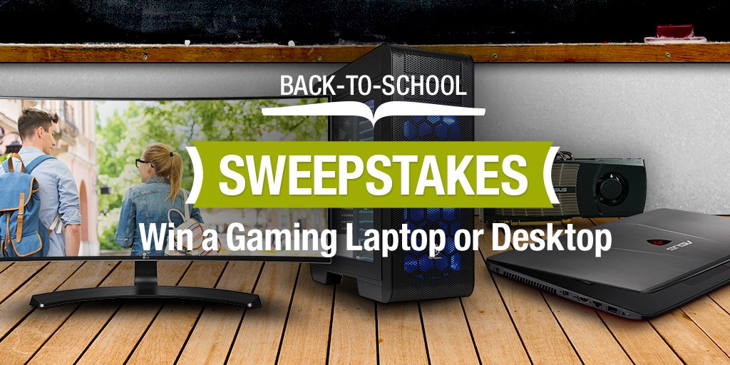 Go back to school in style! Enter to win a gaming desktop or laptop > ow.ly/vv37302N0GB #NeweggBTS