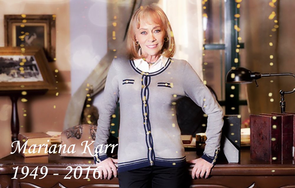 ElEspectaculoAr's tweet photo. Falleció "Mariana Karr" (1949 - 2016)... #MarianaKarr #AdiósTalento ... • https://t.co/9mg7fjMPvZ • https://t.co/s2j43uS7X7