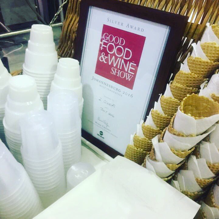 Our silver award for most innovative company at The Good Food &amp; Wine Show 2016. <a href="/goodfoodSA/">Good Food&Wine Show</a> Thank you