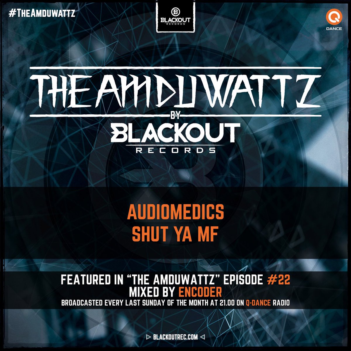 Audiomedics_'s tweet photo. Our new track "Shut ya MF" supported by @encoderdj on @Q_dance radio😃 release 03-08 on @xrawrecords 💪🏻 https://t.co/tAekNijBah