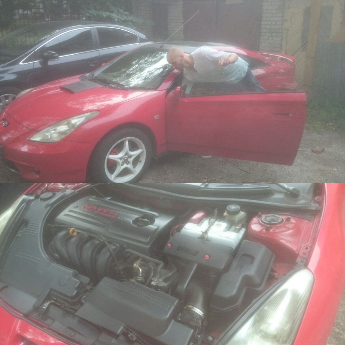 FyTrecK's tweet photo. How to catch Pokémon in style. #PokemonGO 
Mate with new wheels. #Toyota #oldschool #needforspeed #underground https://t.co/8PvwFw8vYI