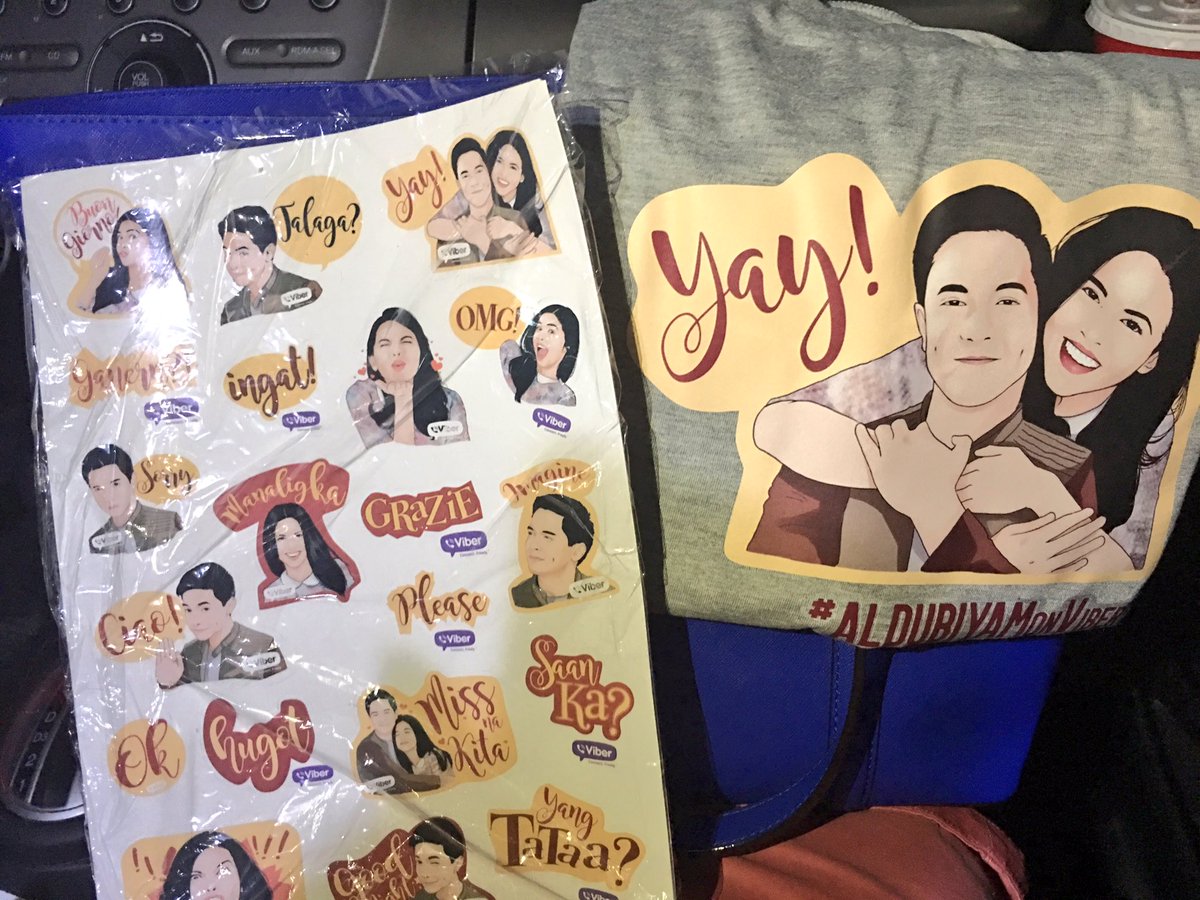 naughtynate29's tweet photo. Guys sino ang gusto ng aldub viber tshirt &amp; stickers? Bibigyan ko :) #ALDUBIYAMViberStickers https://t.co/AUDgzzfoPd
