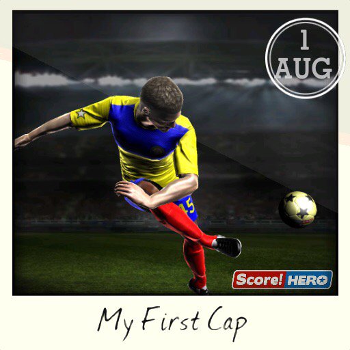 My First Cap #scorehero boss game itunes.apple.com/gb/app/Score!-…